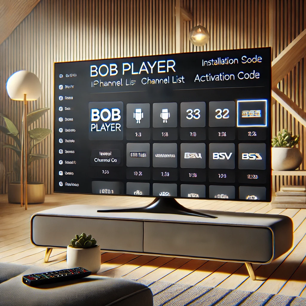 Android TV mit BOB Player IPTV