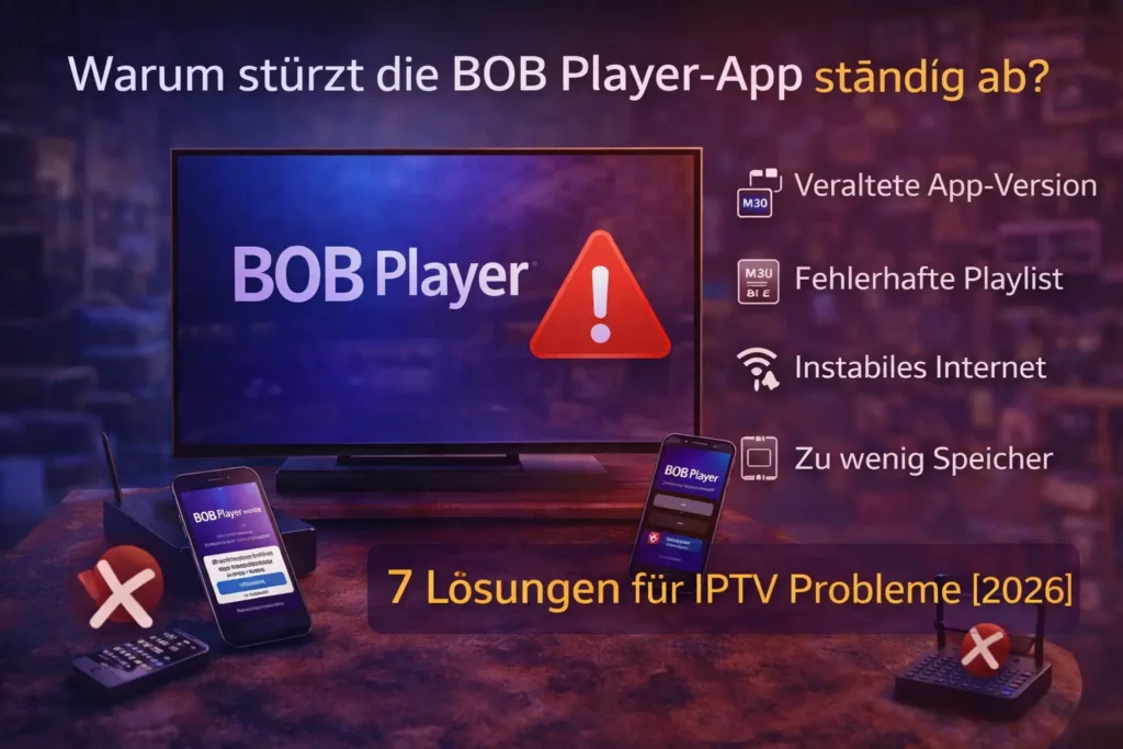stürzt BOB Player ständig ab